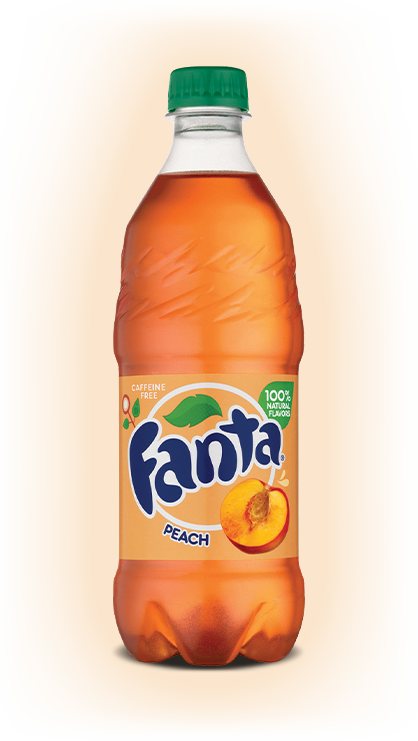 Fanta Peach Soda Bottle, 20 fl oz
